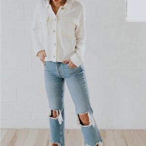 Free People Jeans Free People Maggie Mid Rise Straight Jeans - From Revolve